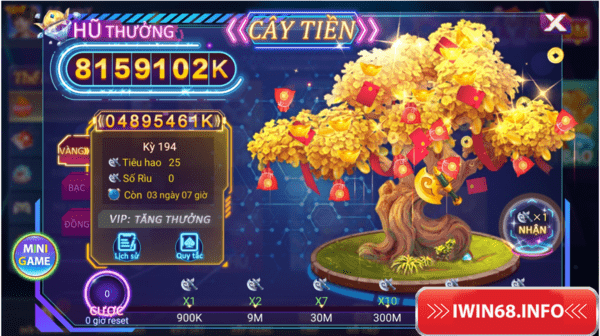 Vinh danh cây tiền IWIN, Cây tiền IWIN68