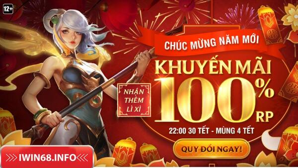 Khuyến mãi tết IWIN
