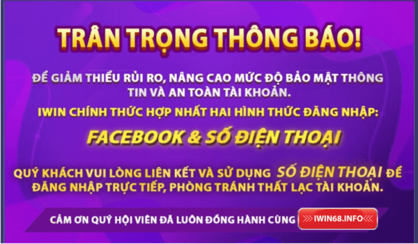 Cập nhật Facebook IWIN, Face IWIN