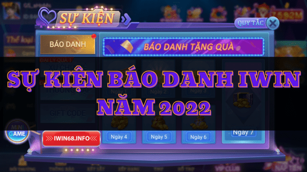 Báo danh nhận thưởng IWIN 2022