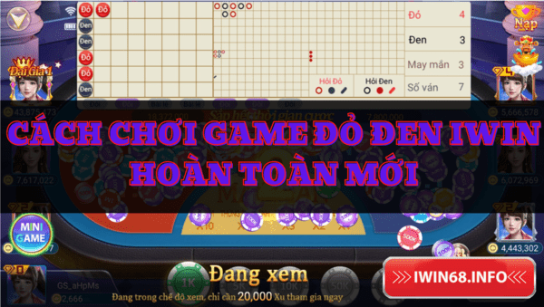 Cách chơi đỏ đen IWIN
