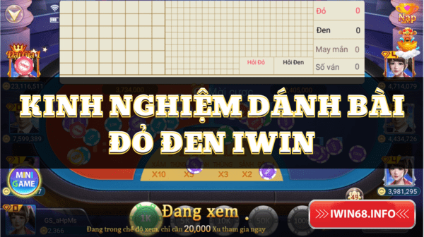 Đánh bài đỏ đen IWIN