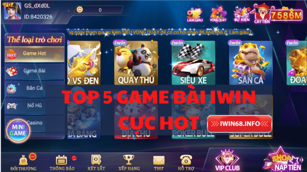 Game bài IWIN, Cổng game IWIN