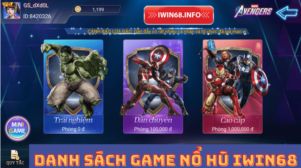 Nổ hũ IWIN, Quay hũ IWIN