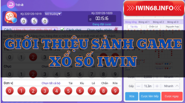 Sảnh game xổ số IWIN