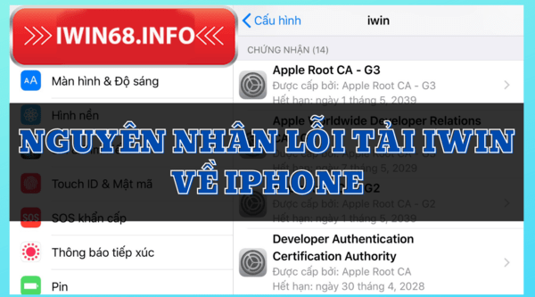 Lỗi tải game IWIN không thành công