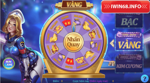 Vòng quay may mắn IWIN, IWIN68